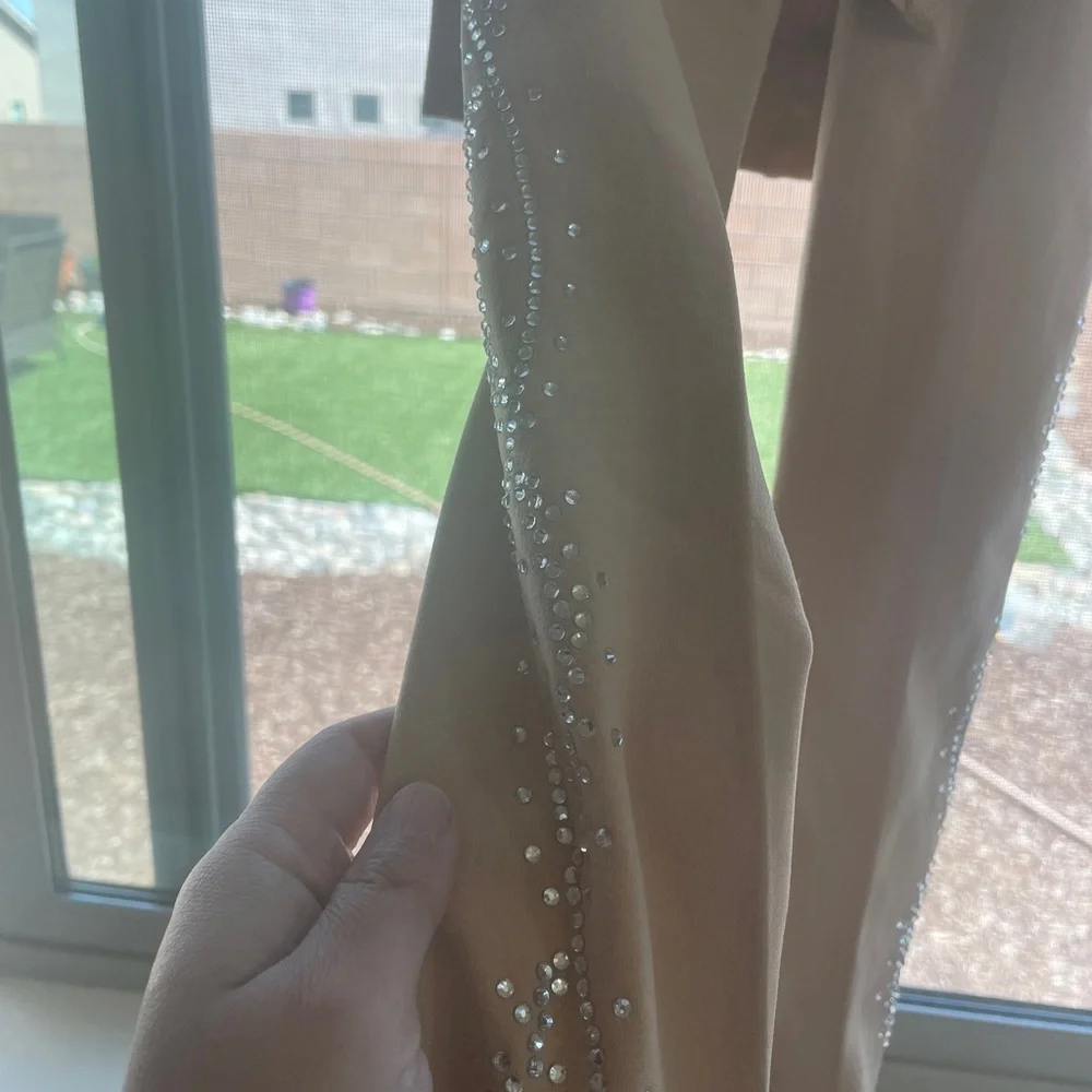 New Figure Skating Tan Over The Boot Tights / 120CM